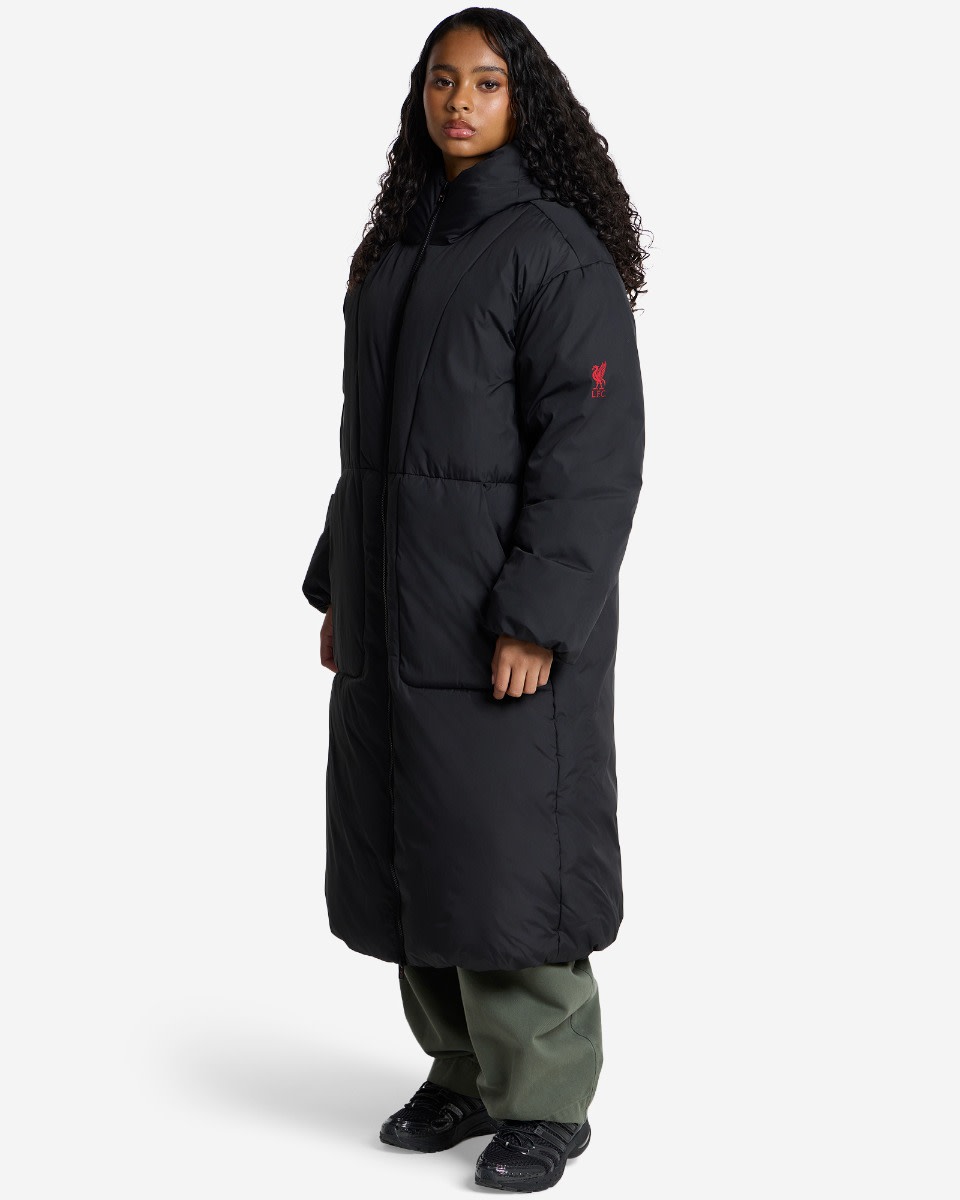 Veste longue LFC Puffa pour femmes, noire - Image 2