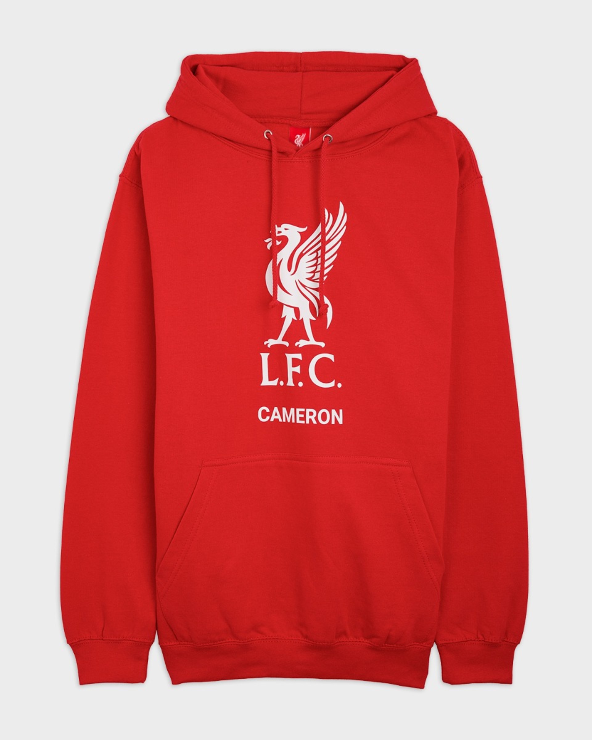 LFC White Liverbird personlig rød hættetrøje - Image 1