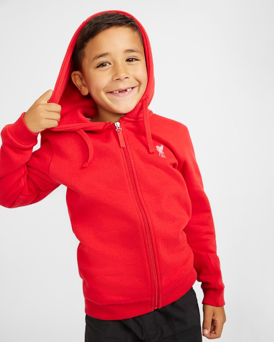 LFC Junior Zip Through Red Hoody - Image 1