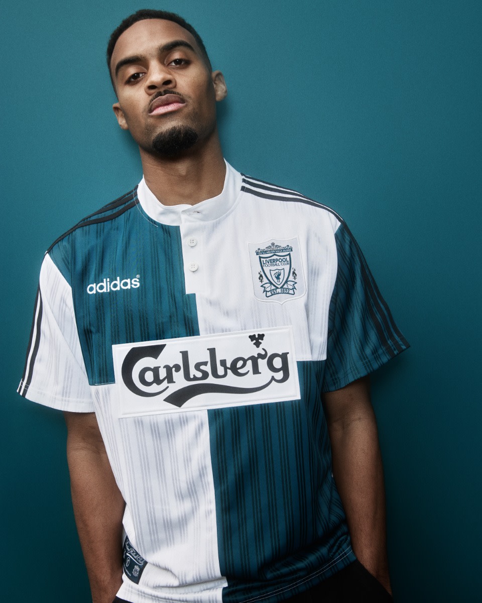 LFC adidas Bringback 95-96 Adults Away Jersey - Image 1