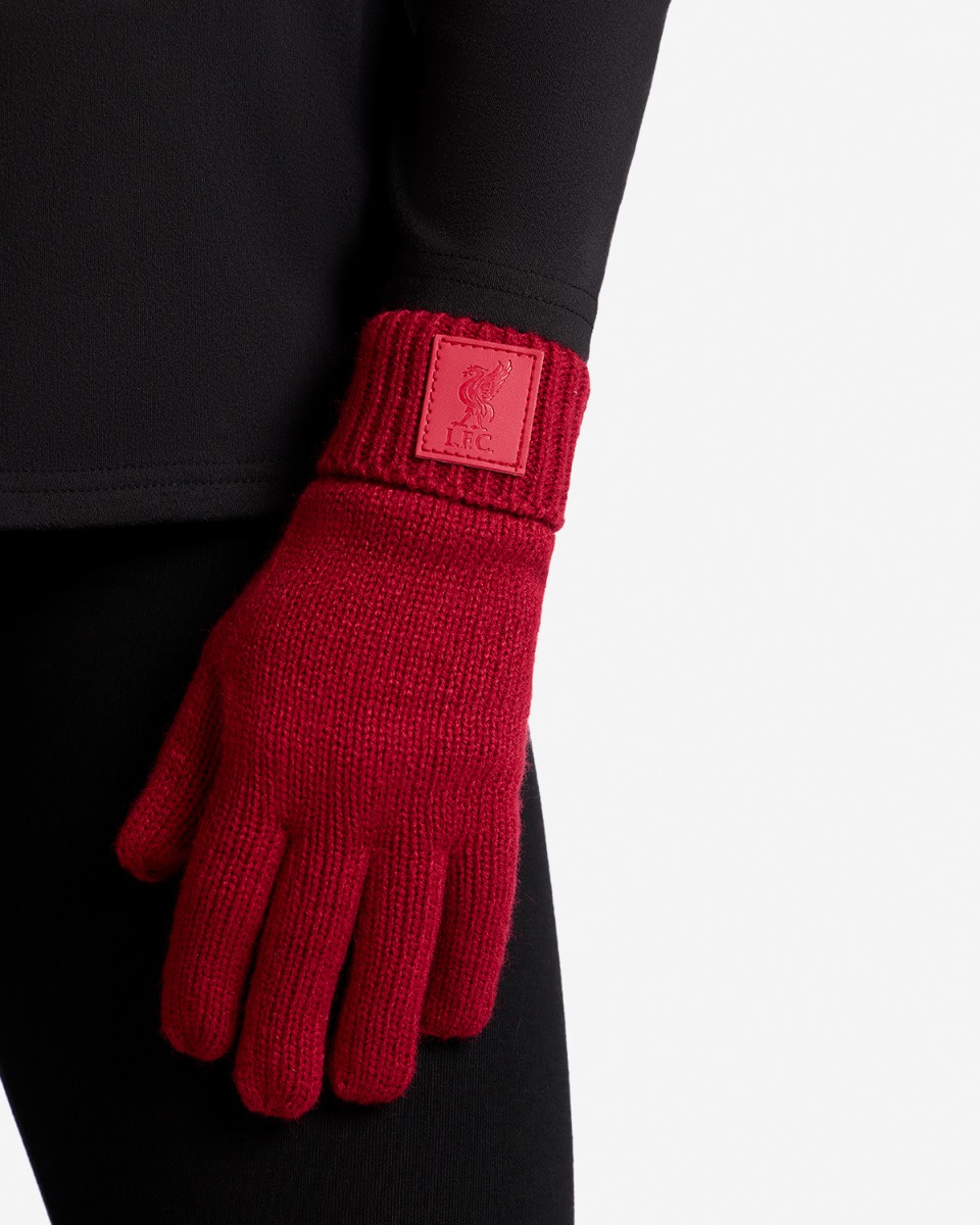 LFC Dame Ribbed Handsker Rød - Image 2