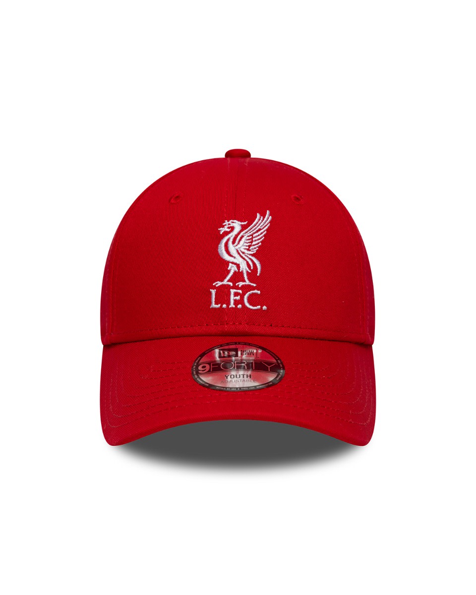 LFC New Era Kids 9FORTY Liverbird Cap Red - Image 2