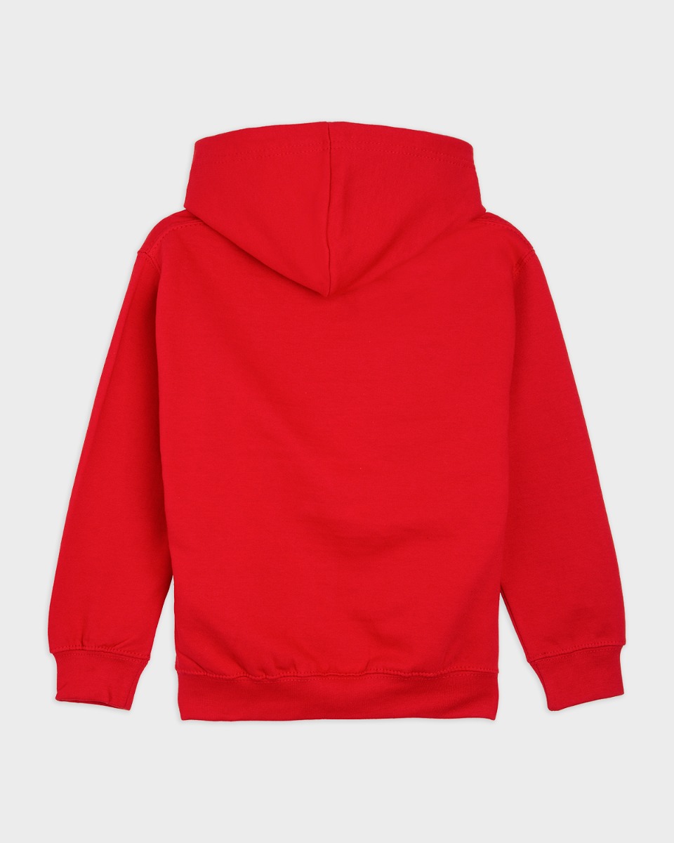 LFC Junior White Liverbird Personalised Red Hoody - Image 4