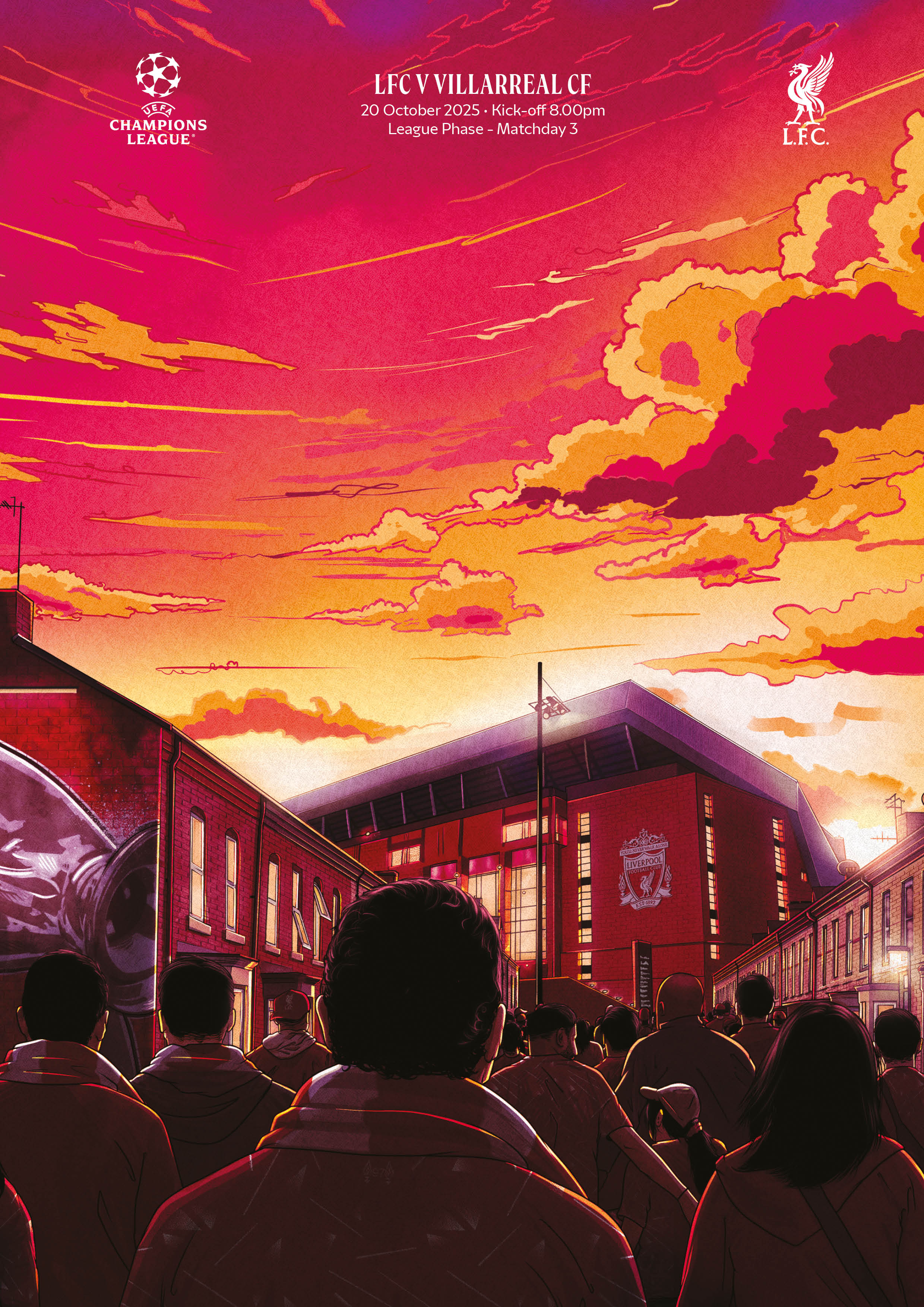 Matchday Programme - LFC vs Villarreal - Champions League - 20/10/2026 - Image 1