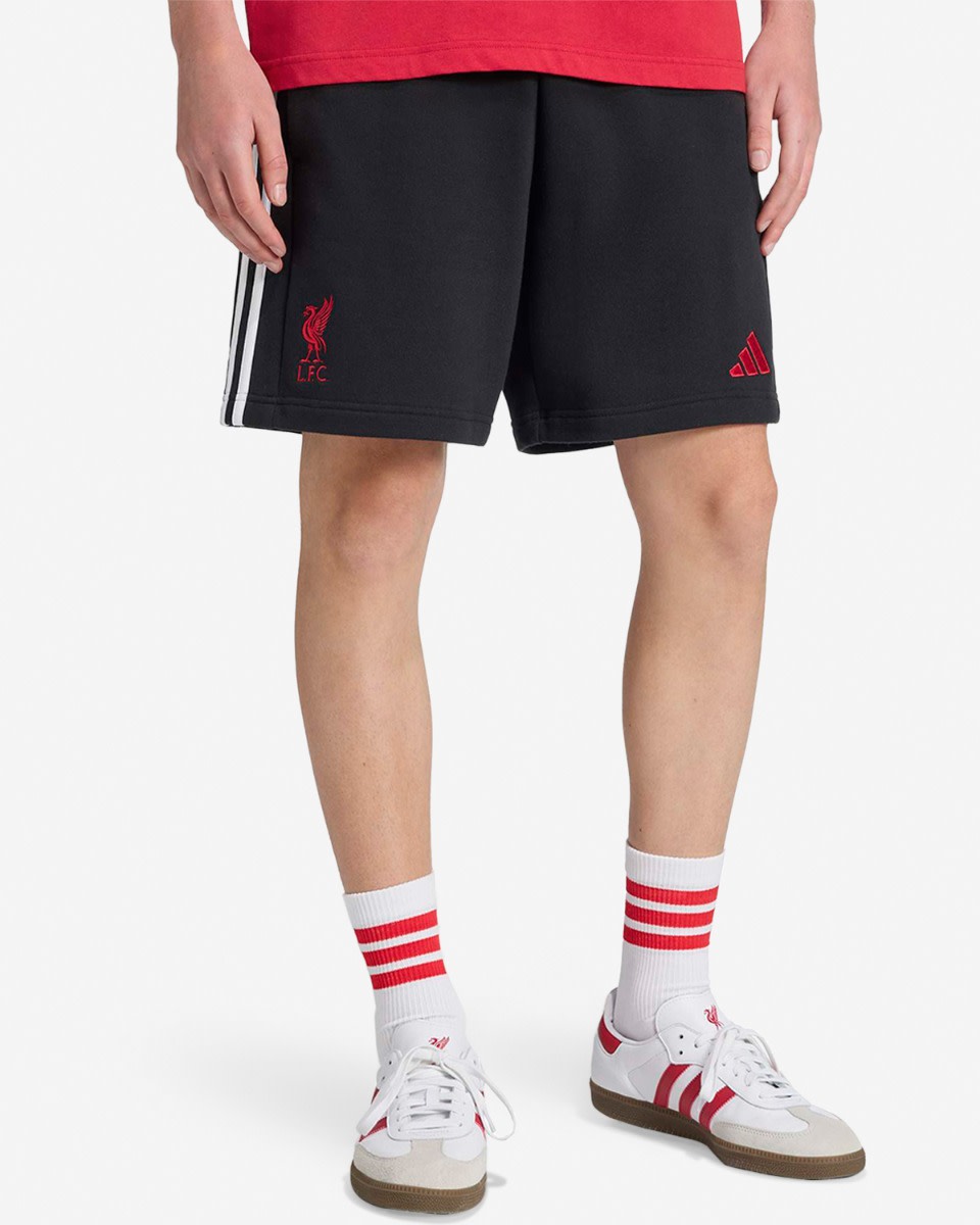 LFC adidas Mens 25/26 DNA Shorts Black - Image 1
