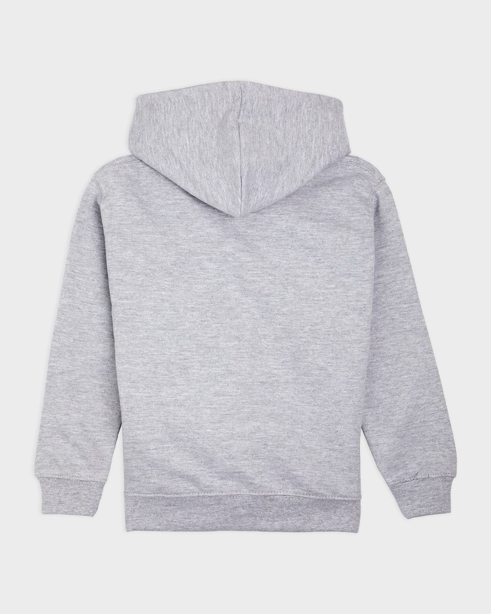 LFC Junior Red Liverbird Personalisierbarer grauer Kapuzenpulli - Image 4