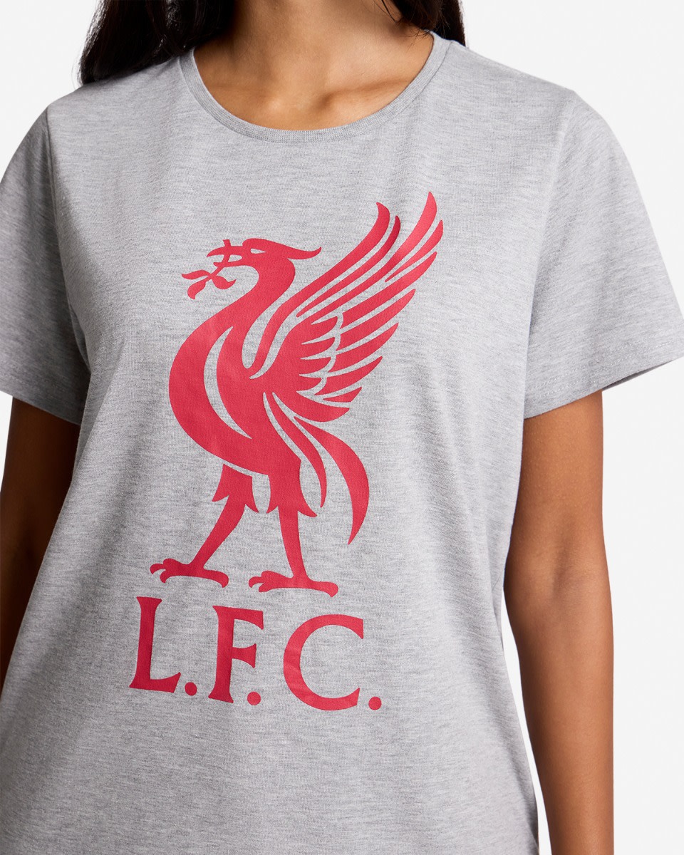 LFC Womens Liverbird Tee Grey - Image 2