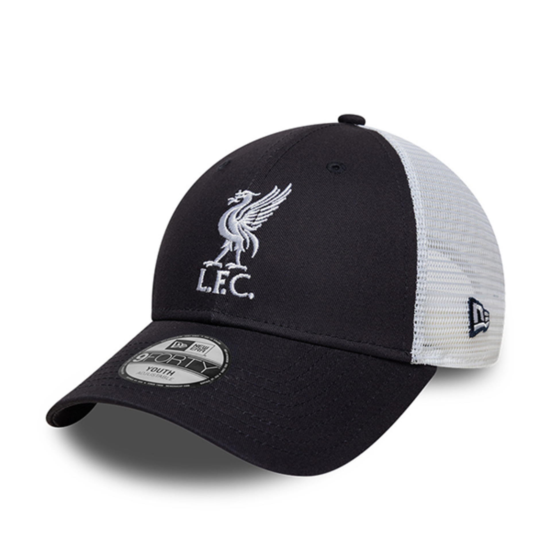 LFC New Era Juniors 9FORTY Patchcap, Marineblau - Image 1