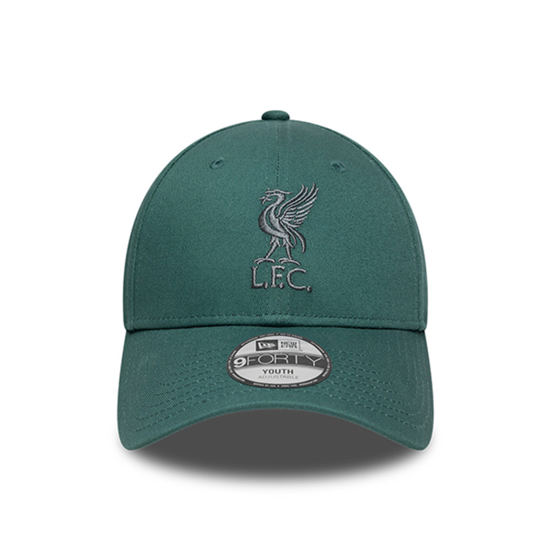 LFC New Era Juniors 9FORTY Liverbird Cap Fyr & Grafit - Image 3