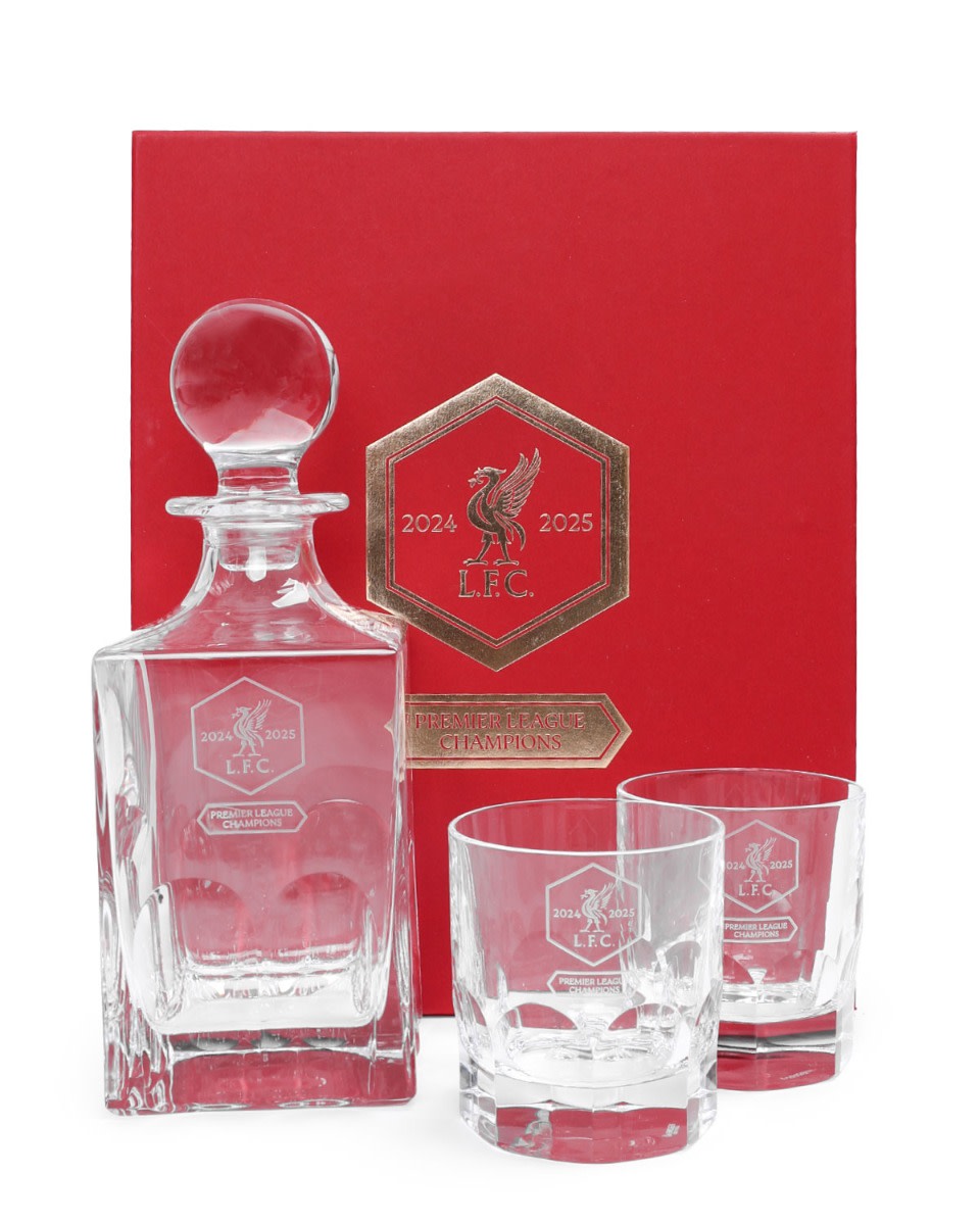 LFC Champions Crystal Decanter Set - Image 1
