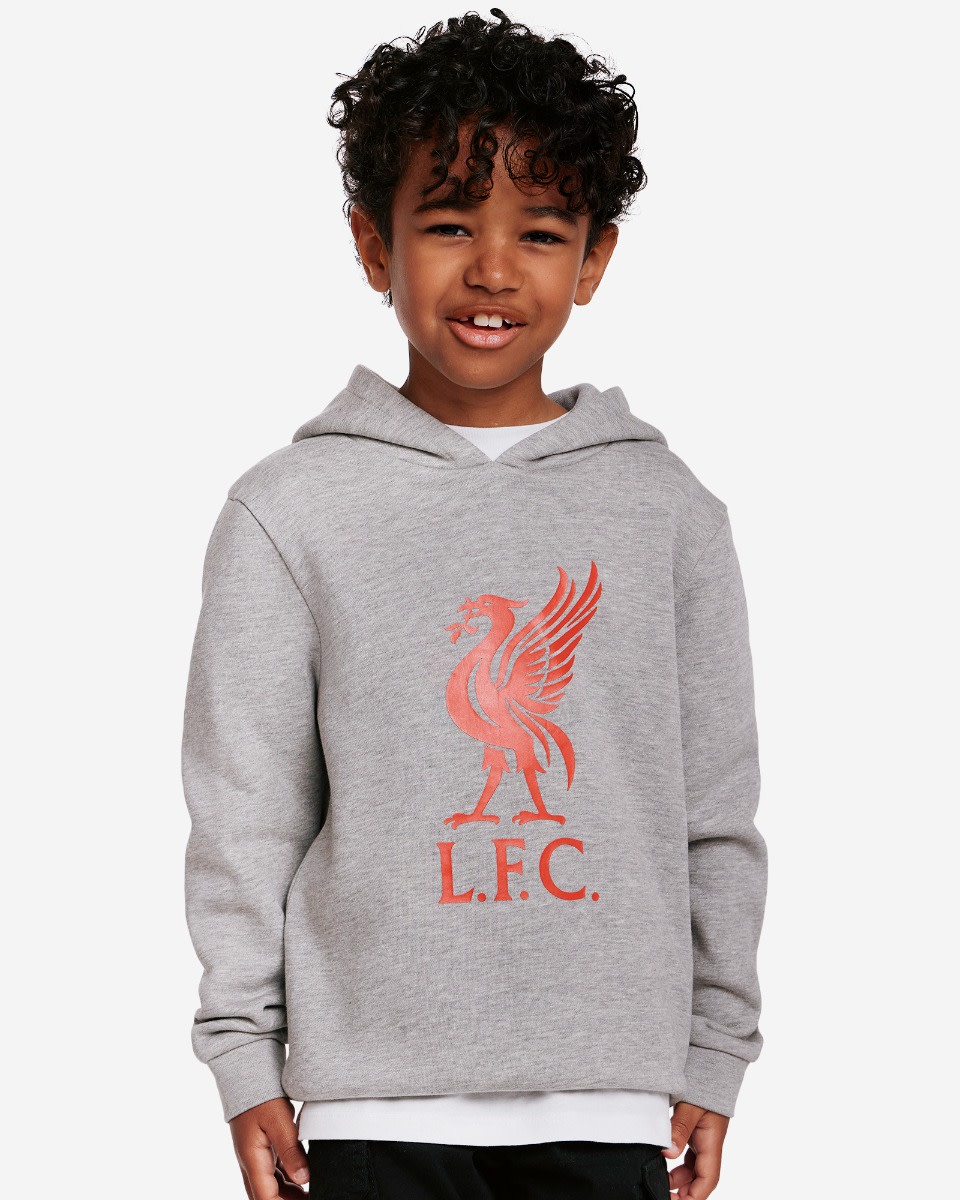 LFC Juniors Liverbird Hættetrøje Grå Marl - Image 2