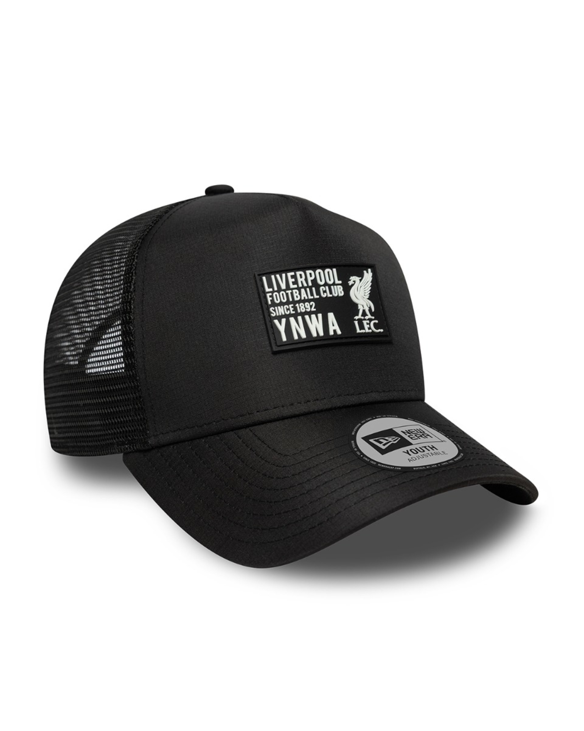 Casquette à badge RIPSTOP TRUCKER LFC New Era pour enfants, noire - Image 3