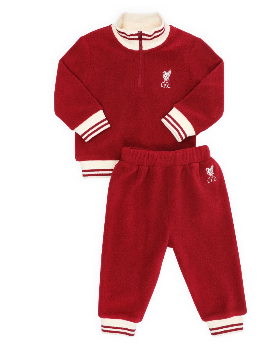 LFC Baby Fleece Jog Set Red - Image 2