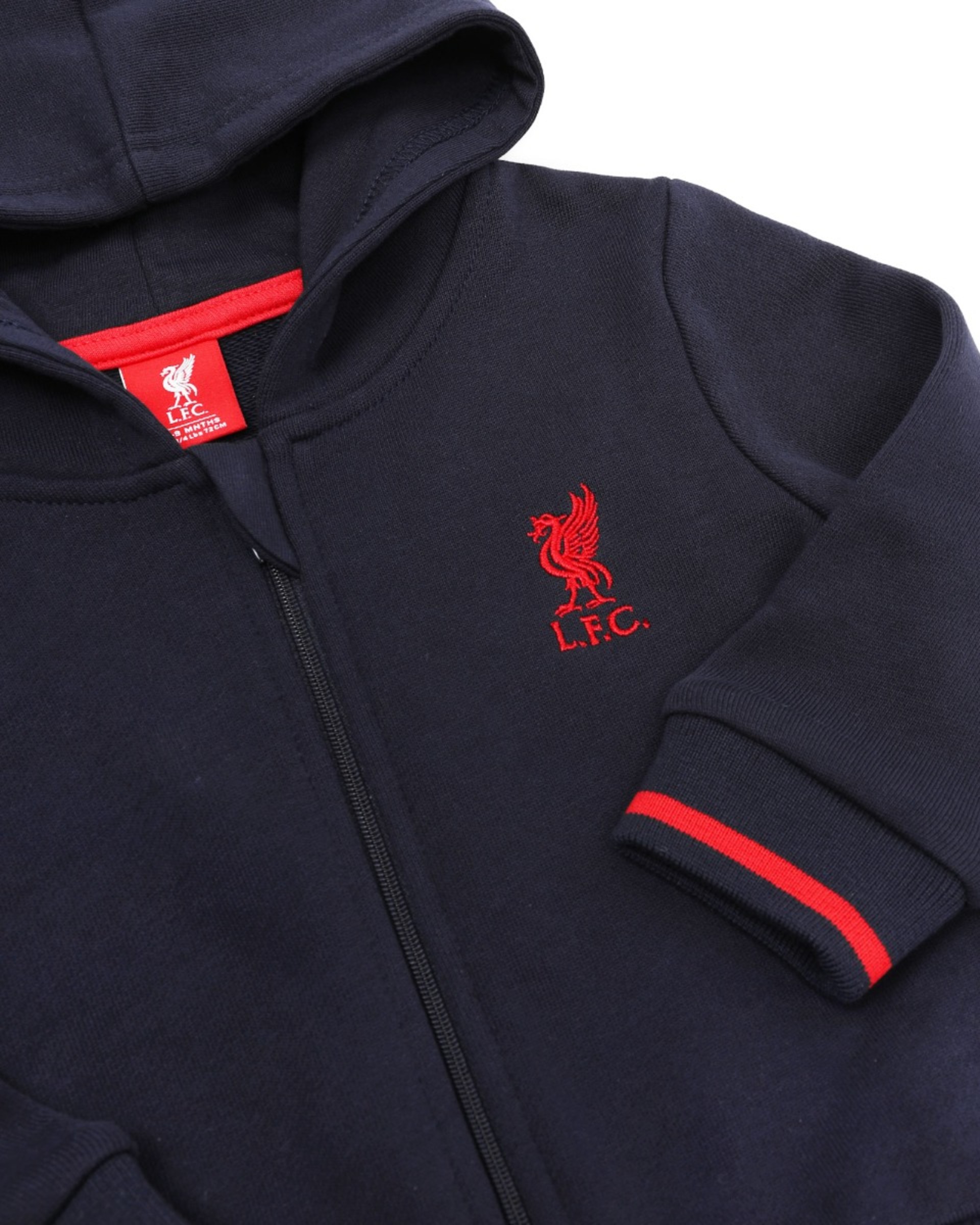 Ensemble de jogging zippé LFC pour bébé, bleu marine - Image 3