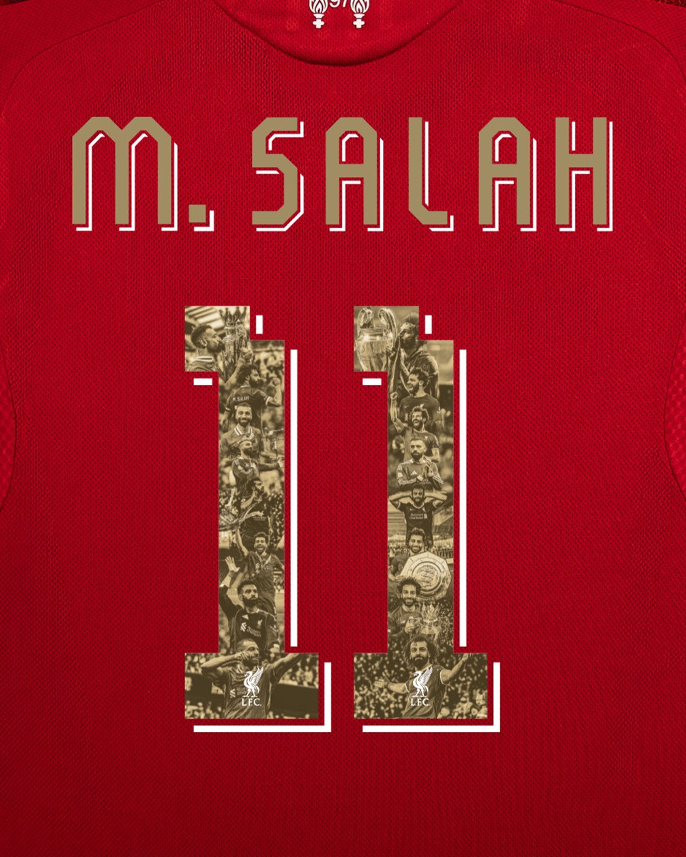LFC indrammet 25/26 Salah Hero skjorte - Image 4