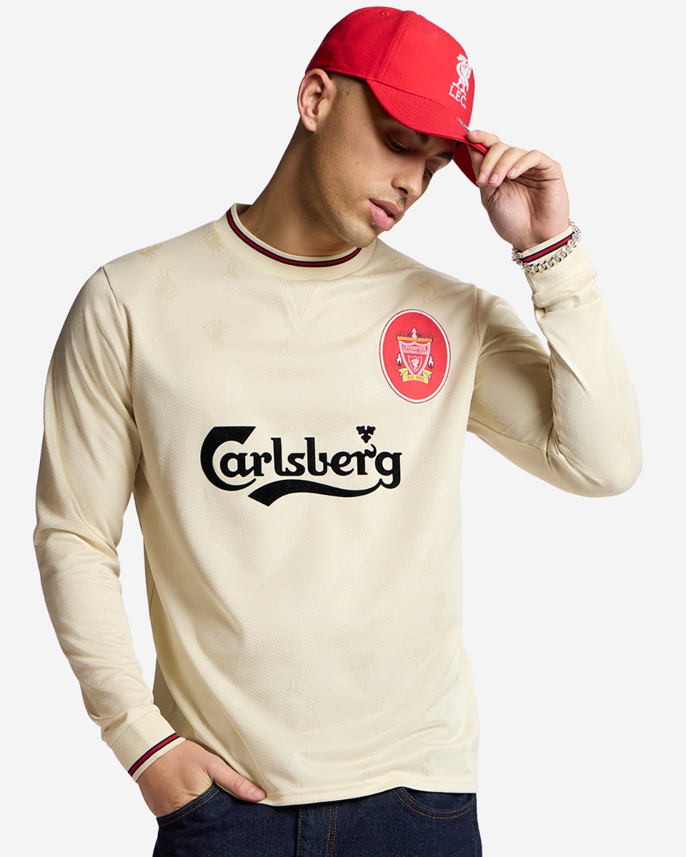 LFC 레트로 성인용 96/97 롱 슬리브 어웨이 셔츠 - Image 4