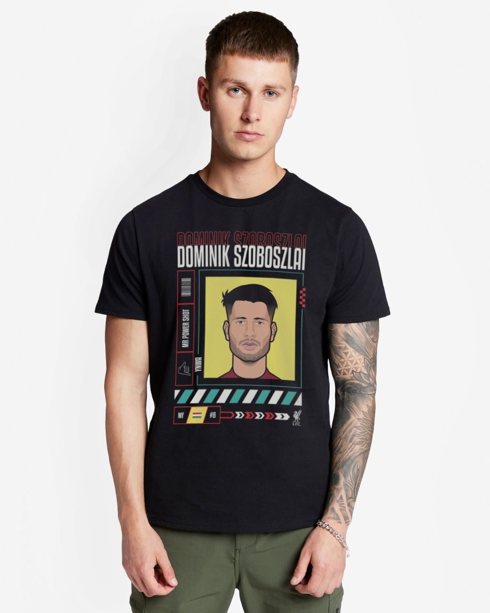 LFC Adults Szoboszlai Tee Black - Image 1