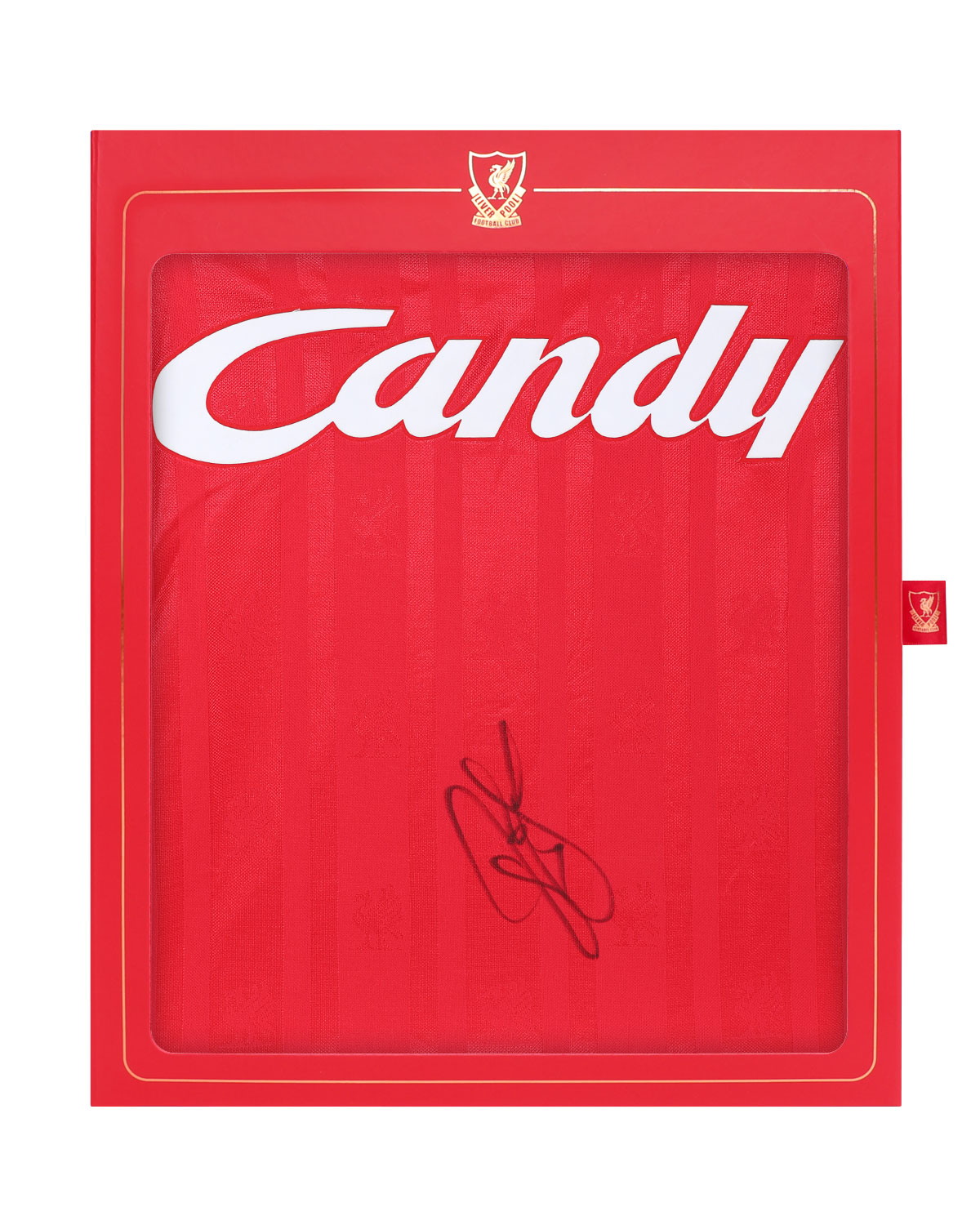 LFC Signed 88/89 Barnes Boxed Shirt - Image 1