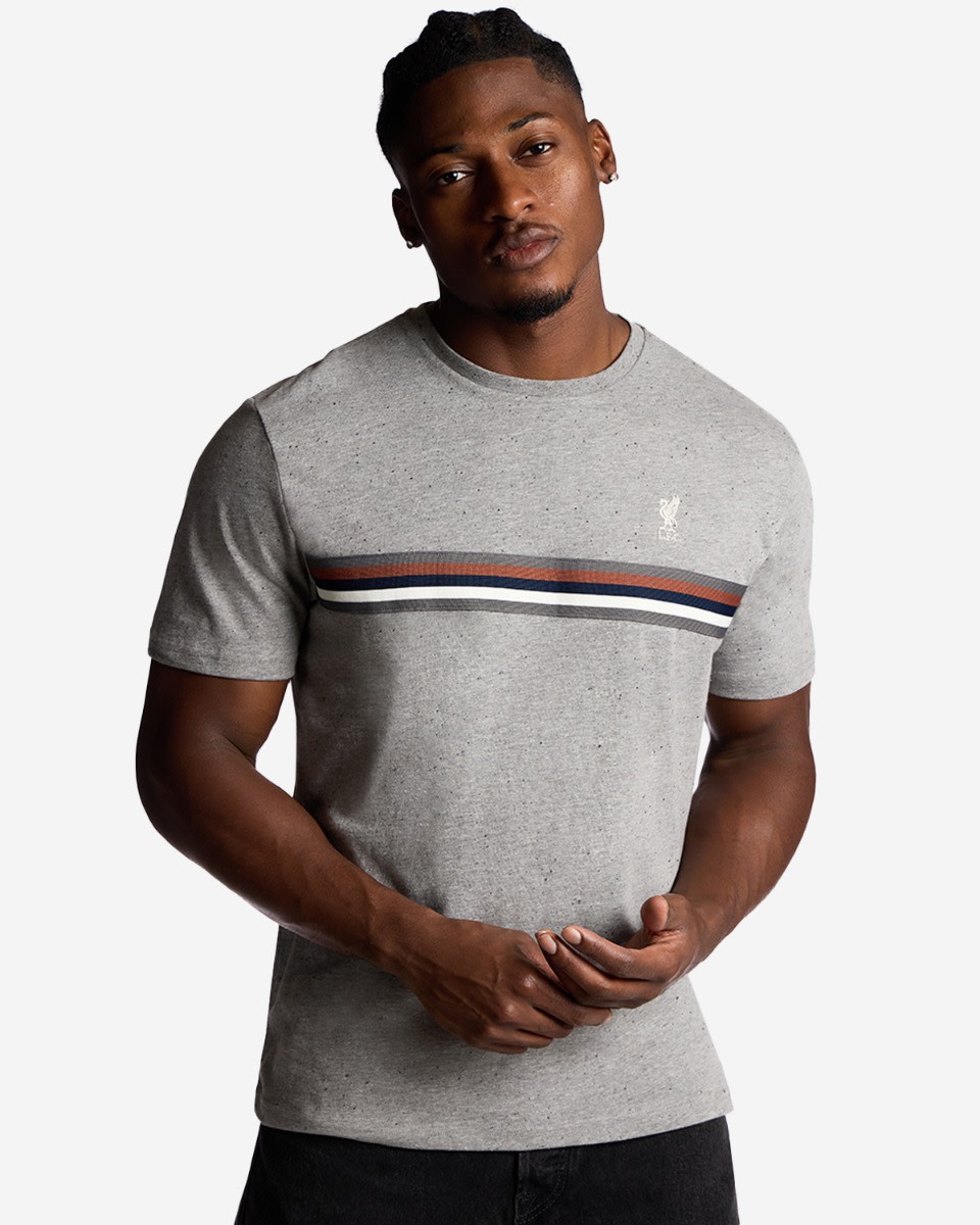 LFC Mens Tape Tee Grey - Image 1