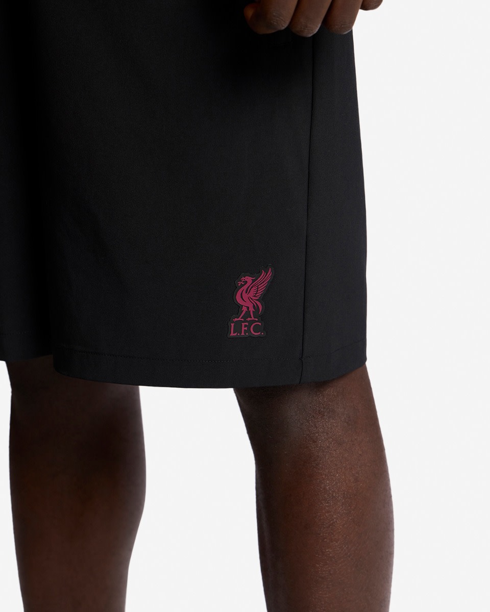LFC Mens Liverbird Shorts Black - Image 3