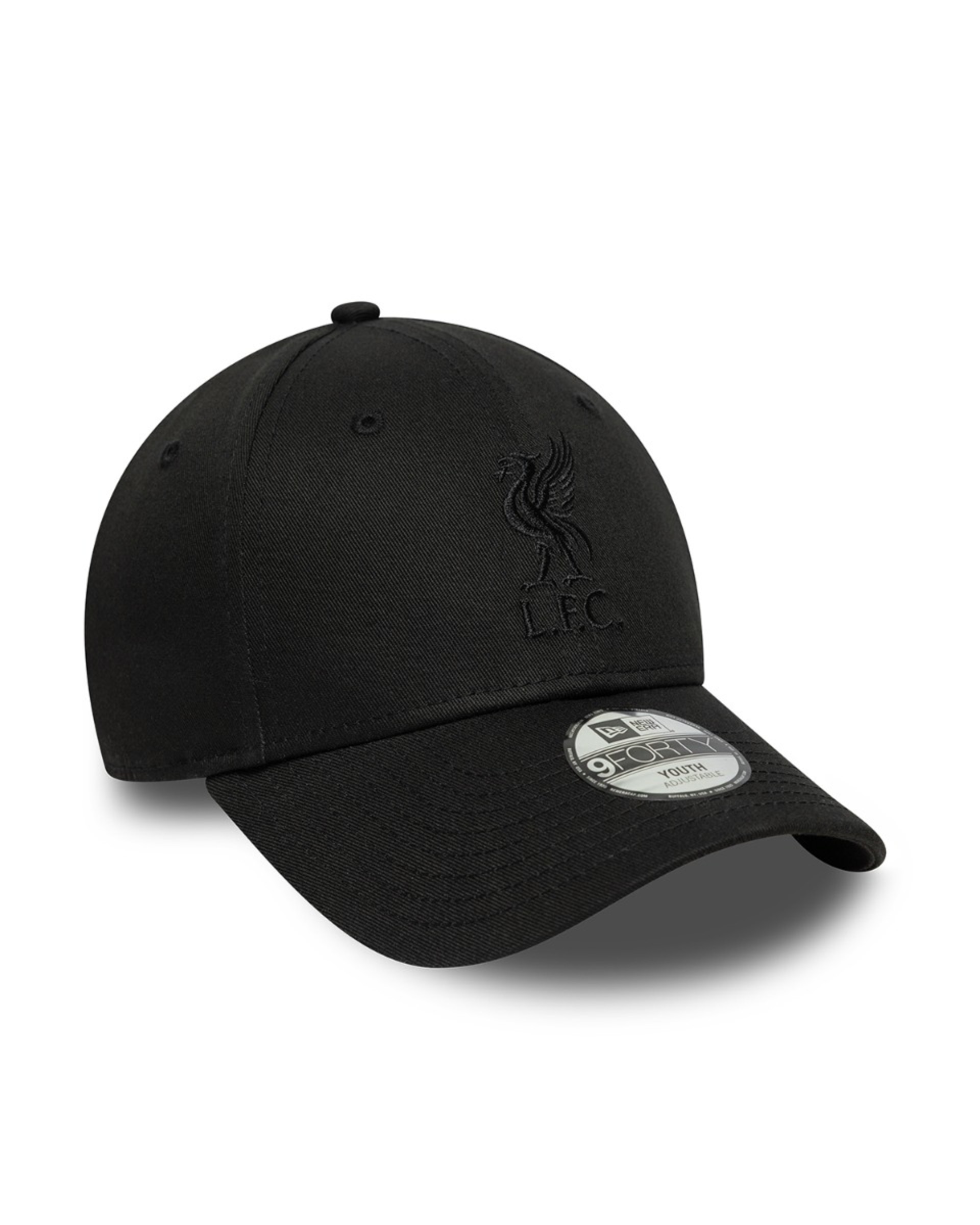 Casquette LFC New Era 9FORTY ton sur ton pour enfants, noire - Image 3
