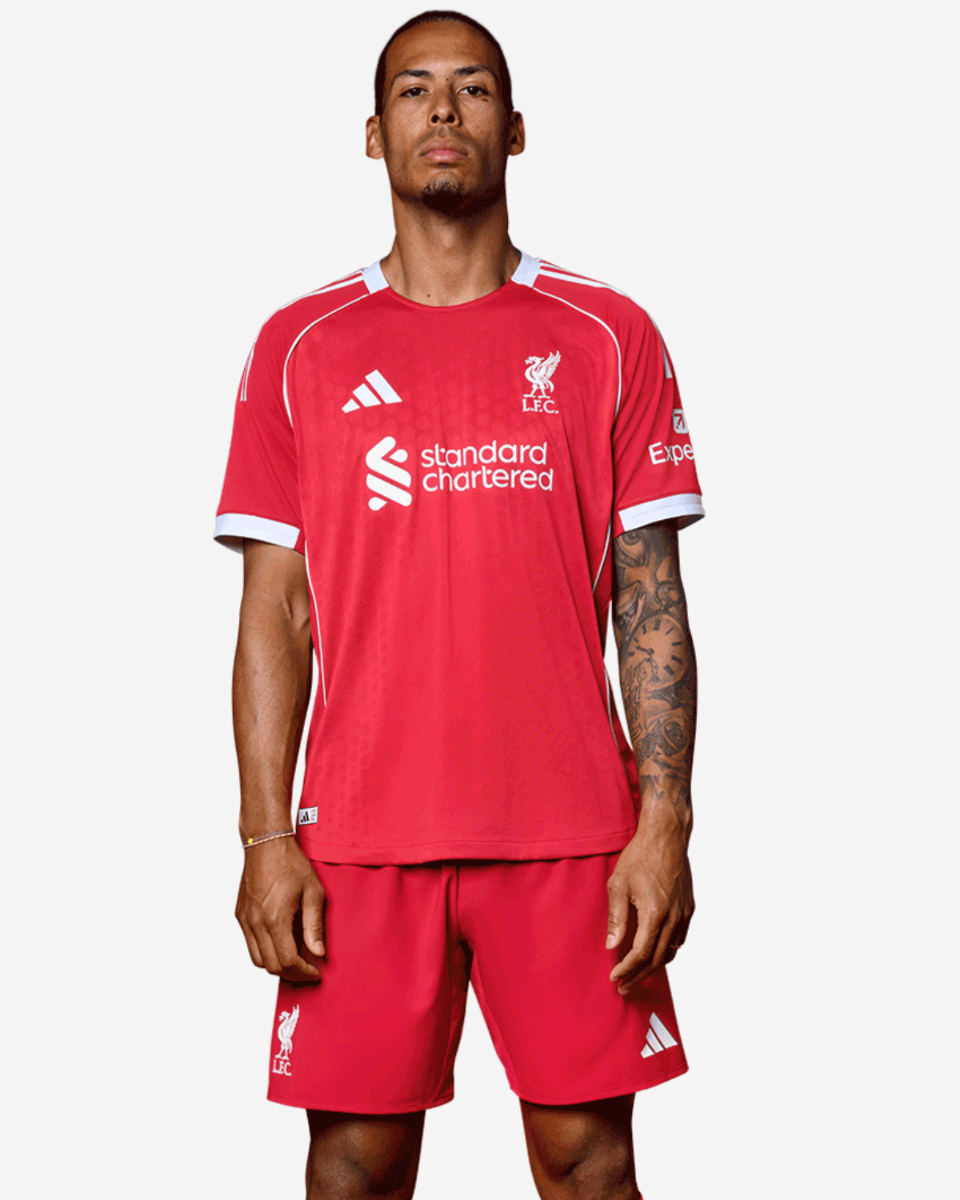 LFC adidas Mens 25/26 Authentic Home Jersey