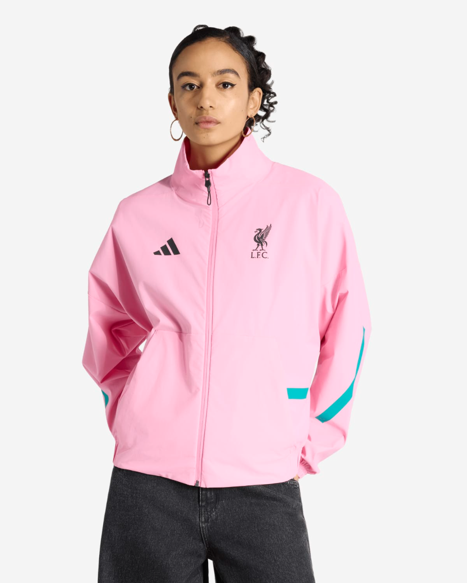 LFC adidas Womens 25/26 Z.N.E Anthem Jacket Pink