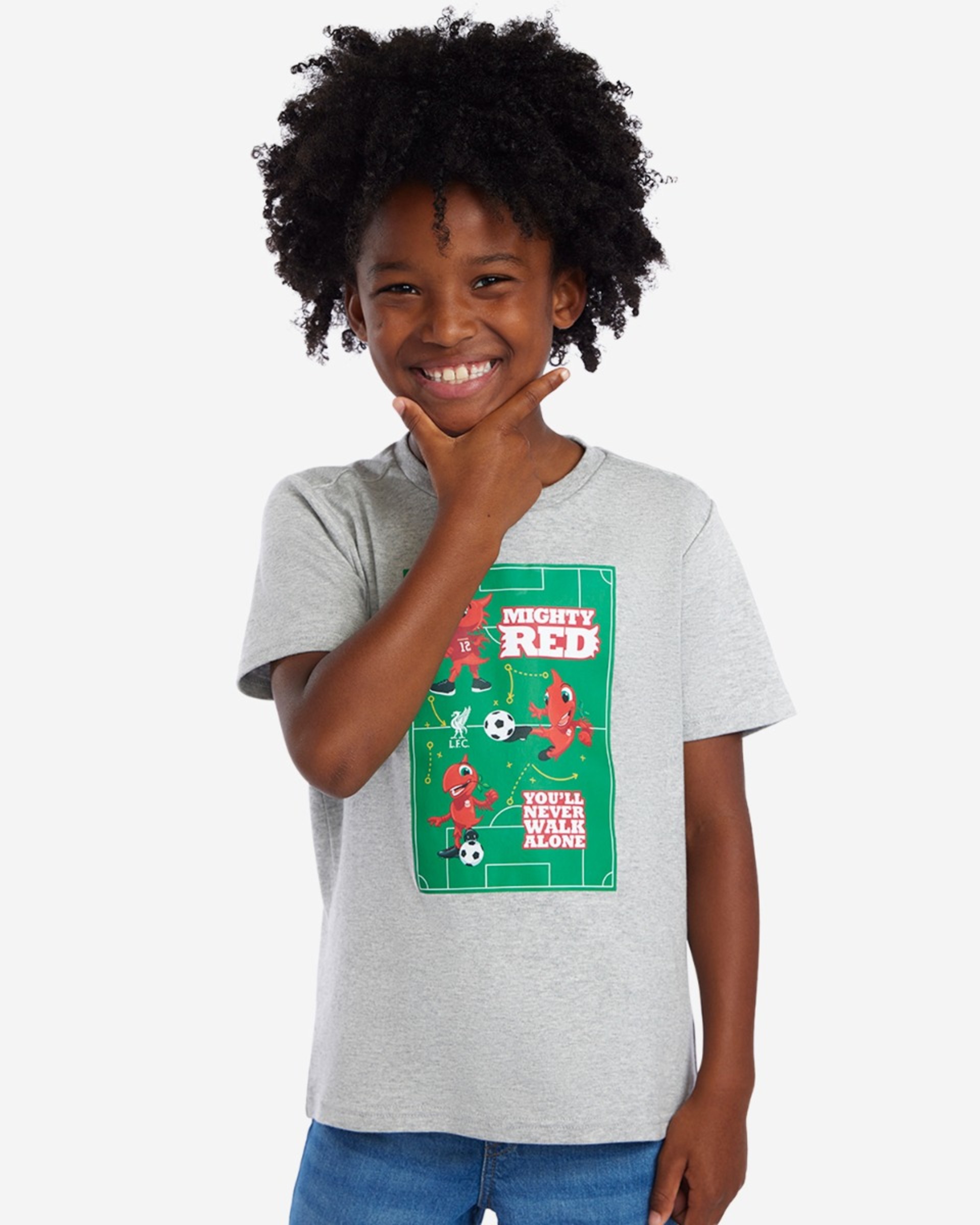 LFC Mighty Red Spædbørns T-shirt Grå - Image 1