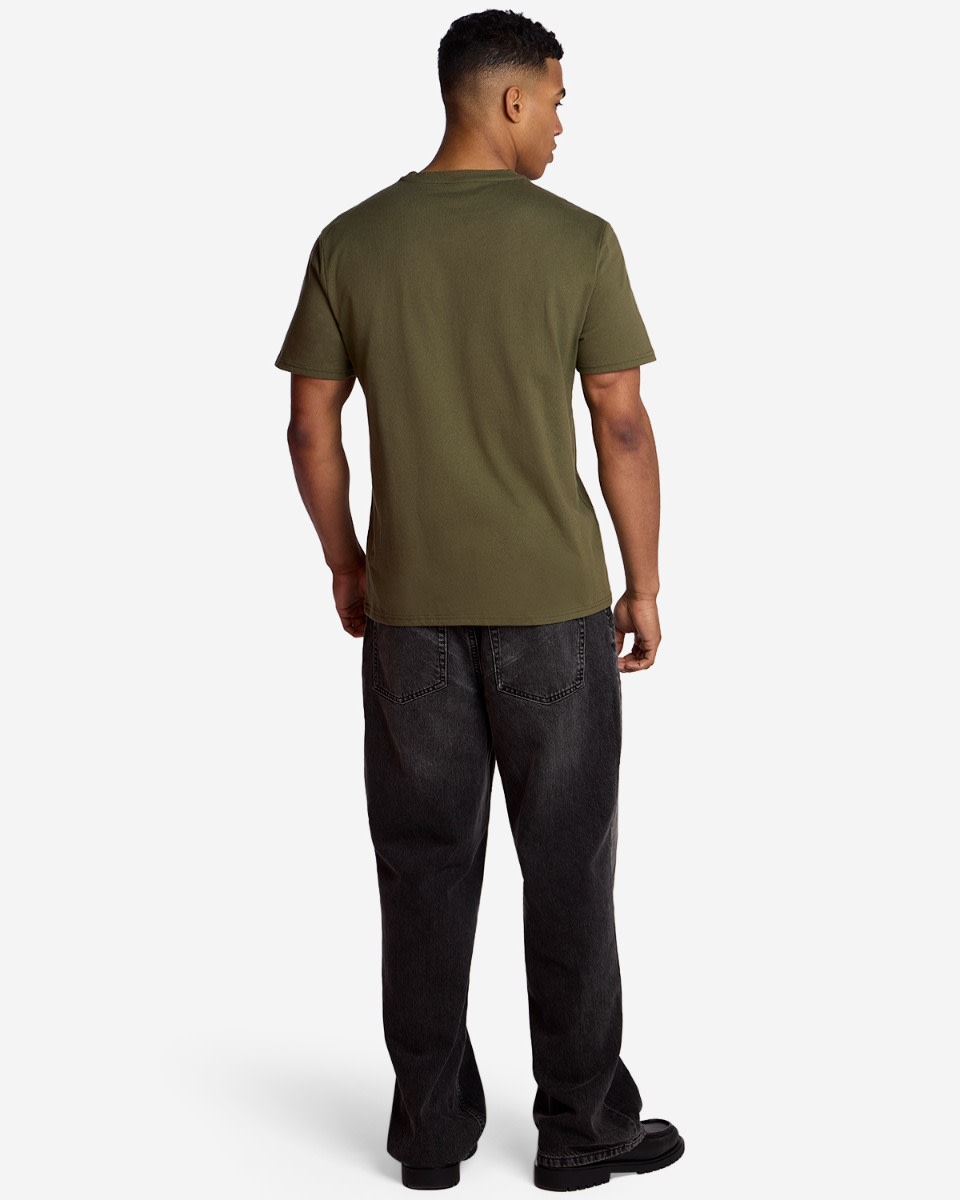 LFC Mens Liverbird Emblem Tee Khaki - Image 4