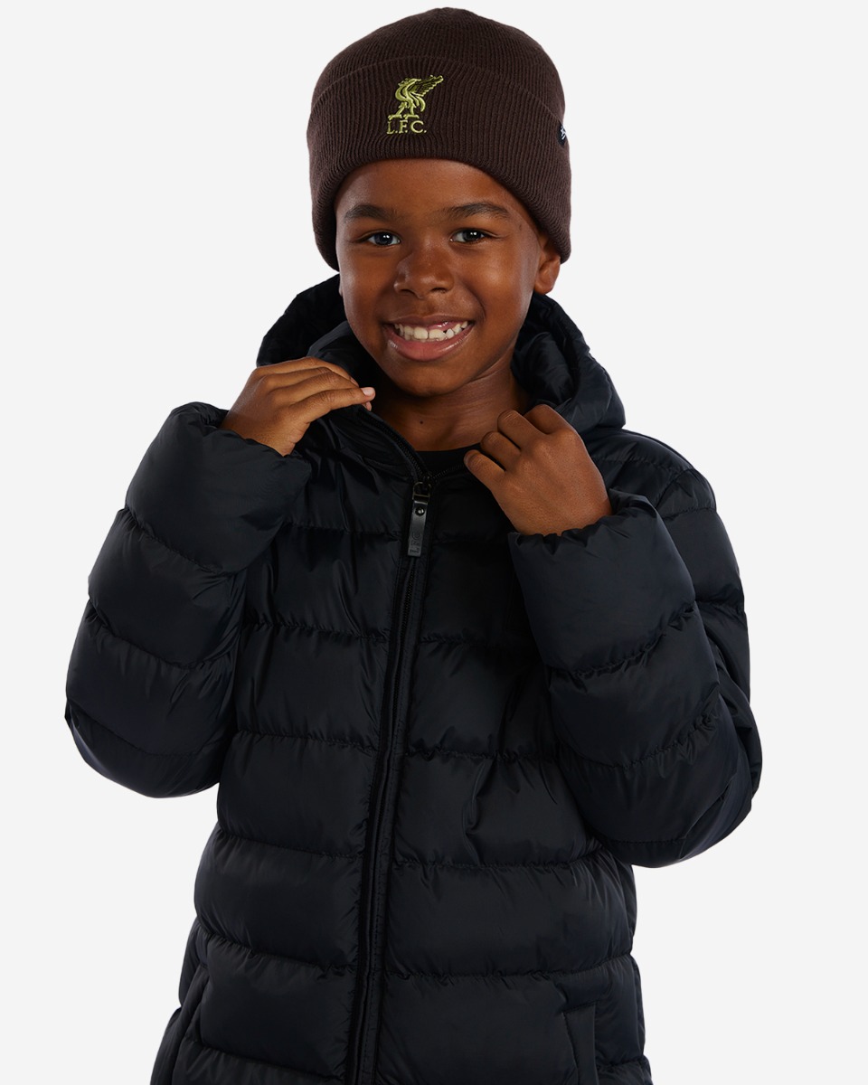 LFC Infants Long Puffa Jacket Black - Image 3