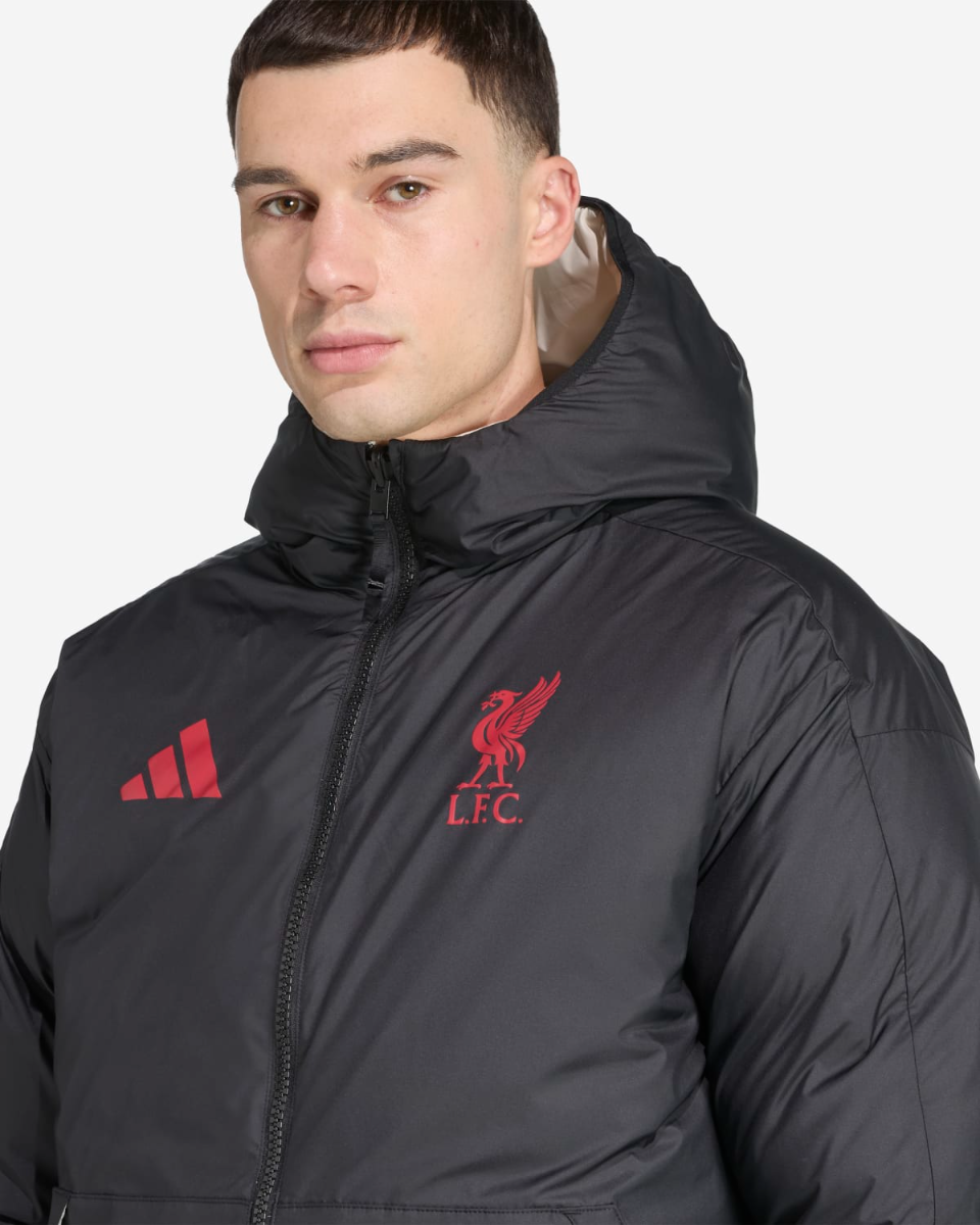 LFC adidas Adults 25/26 Reversible Down Jacket Black