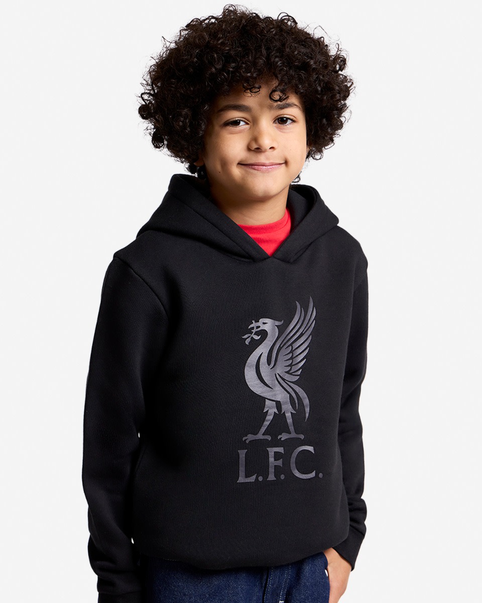 LFC Juniors Liverbird Hættetrøje Sort - Image 1