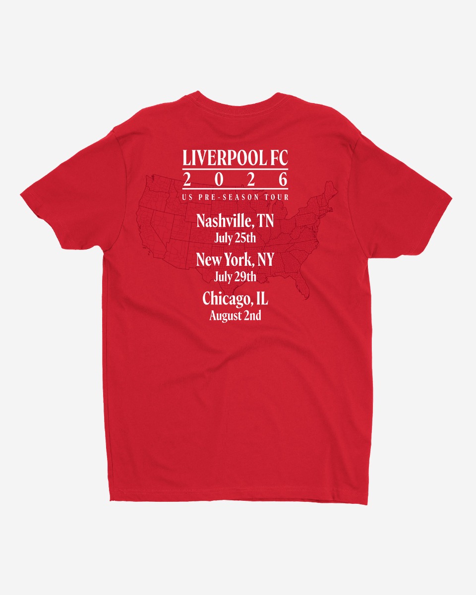 LFC 大人用プレシーズンツアー T シャツレッド - Image 3