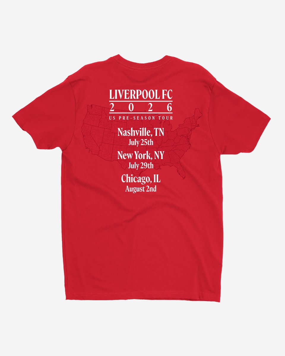 LFC 大人用プレシーズンツアー T シャツレッド - Image 3