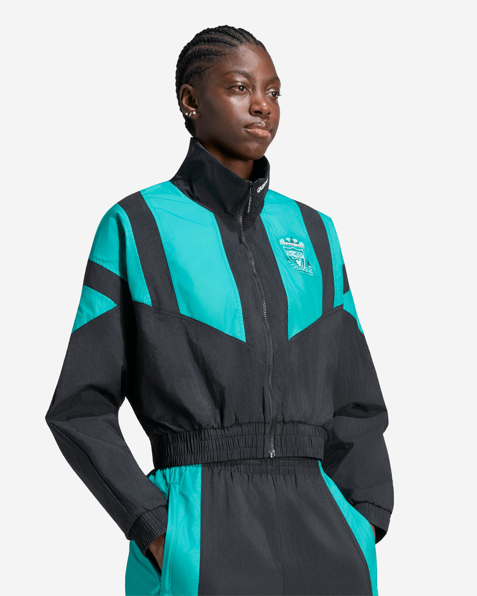 LFC adidas EQT Kurzarm-Trainingsoberteil für Damen, Schwarz - Image 4