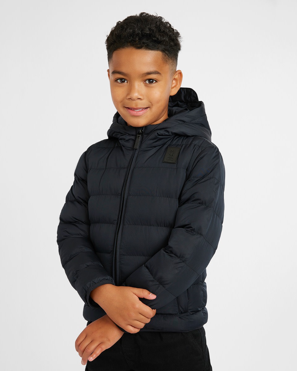 LFC Babies Puffa Jacke Schwarz - Image 3
