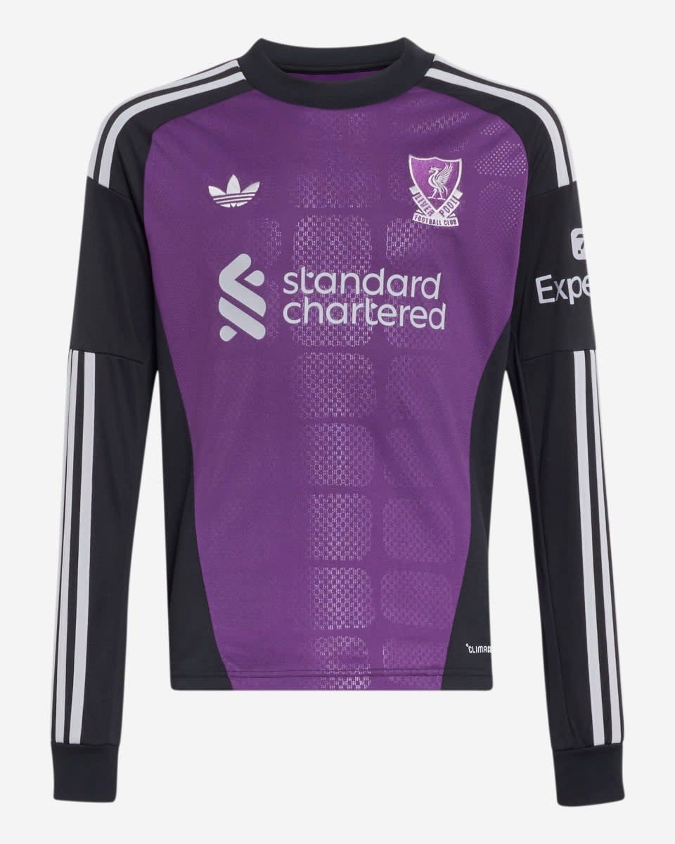 LFC adidas Youth 26/27 Long Sleeve Away Goalkeeper Jersey - Image 1