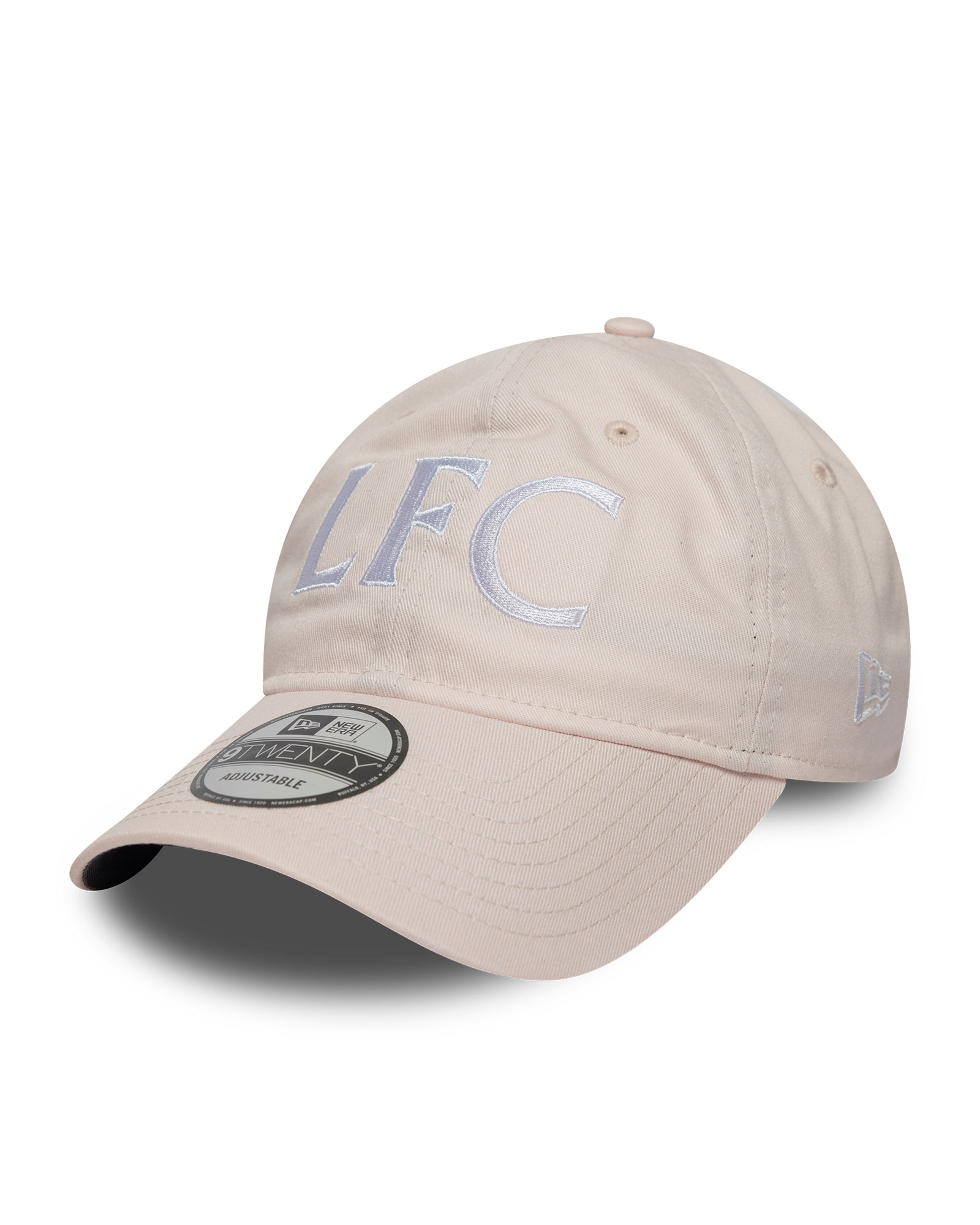 LFC New Era Adults 9Twenty Wordmark Cap Pink - Image 1