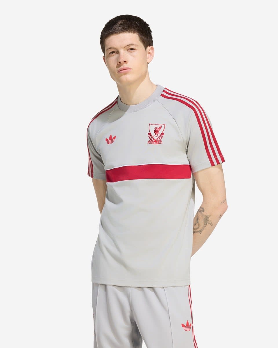 เสื้อยืดผู้ชาย 26/27 ออริจินัล LFC adidas สีเทา - Image 1