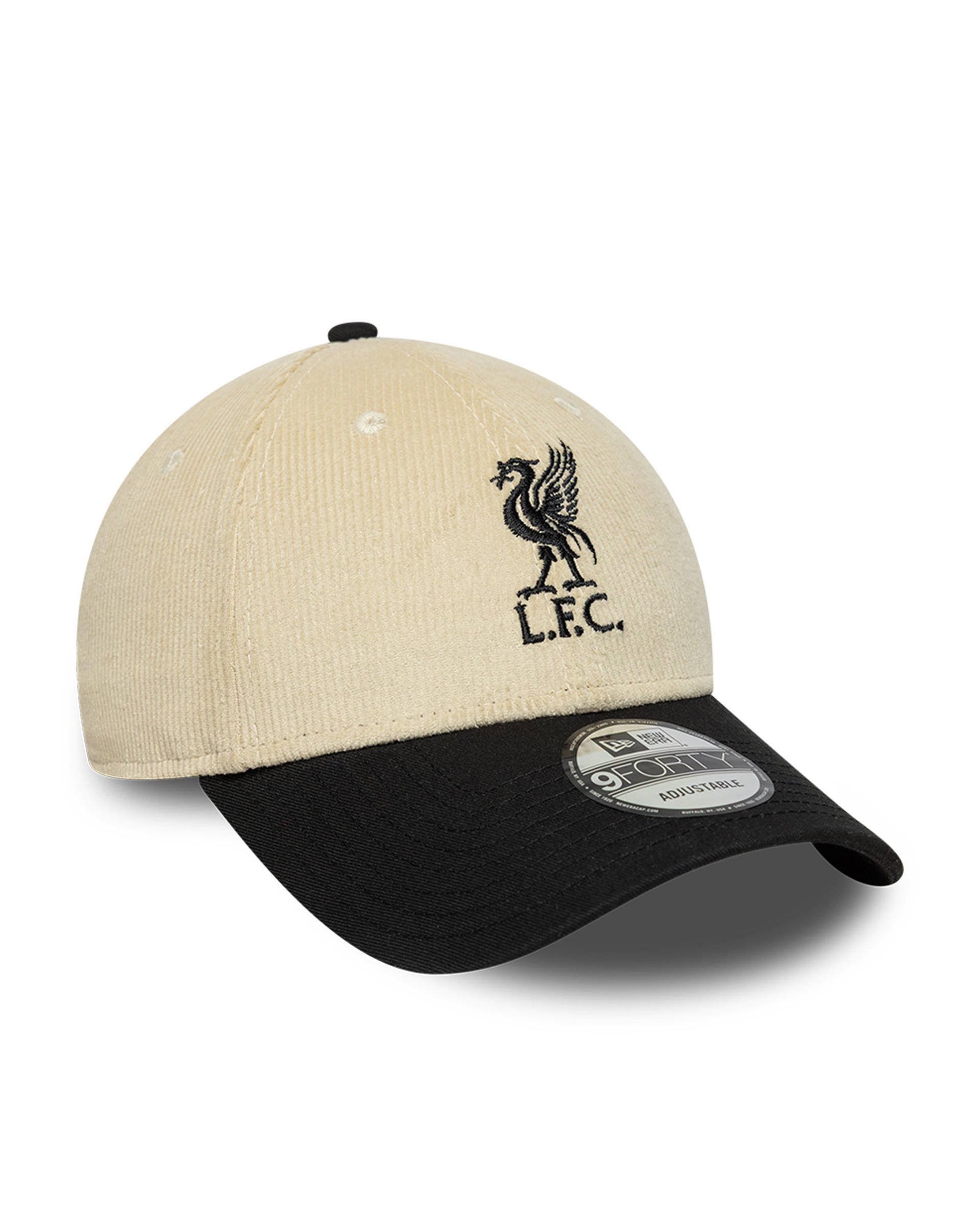 Casquette LFC New Era 9Forty Cord pour adultes, crème - Image 2
