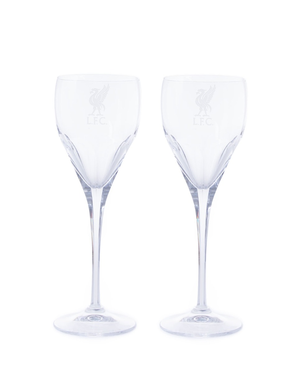 LFC Crystal Wine Glass Pair - Image 1