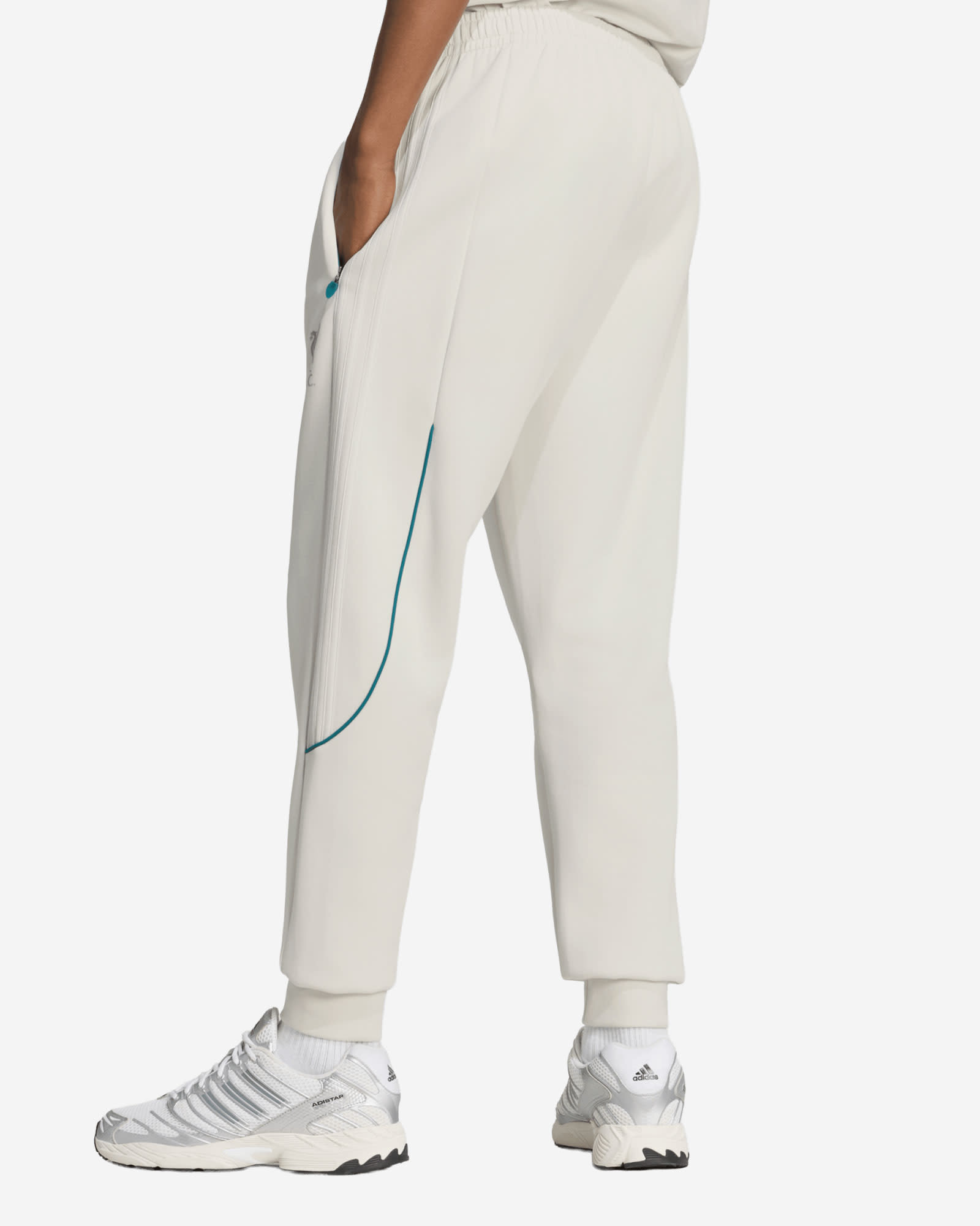 LFC adidas Mens Spacer Teamgeist 26 Track Pants Grey - Image 2