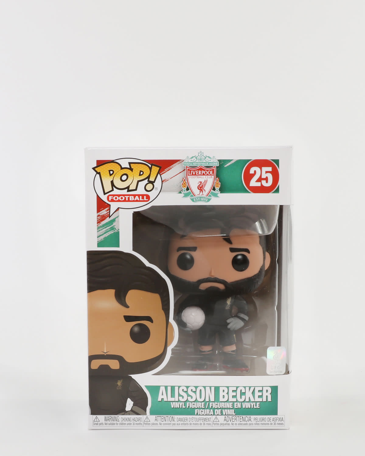 LFC Alisson Becker Funko Pop! Vinyl Figurine - Image 1