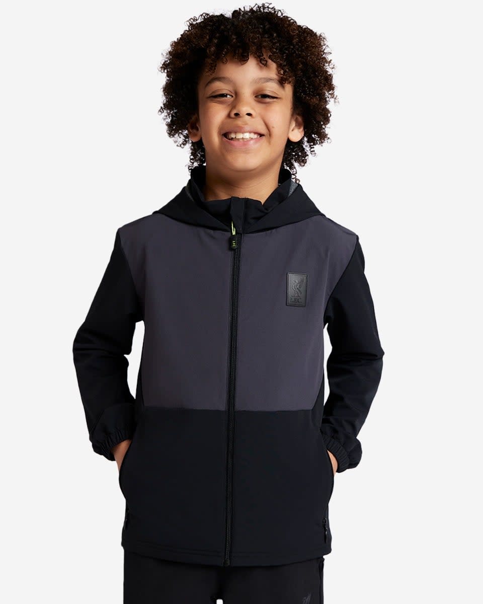 LFC Infants Hooded Rain Jacket Black - Image 1