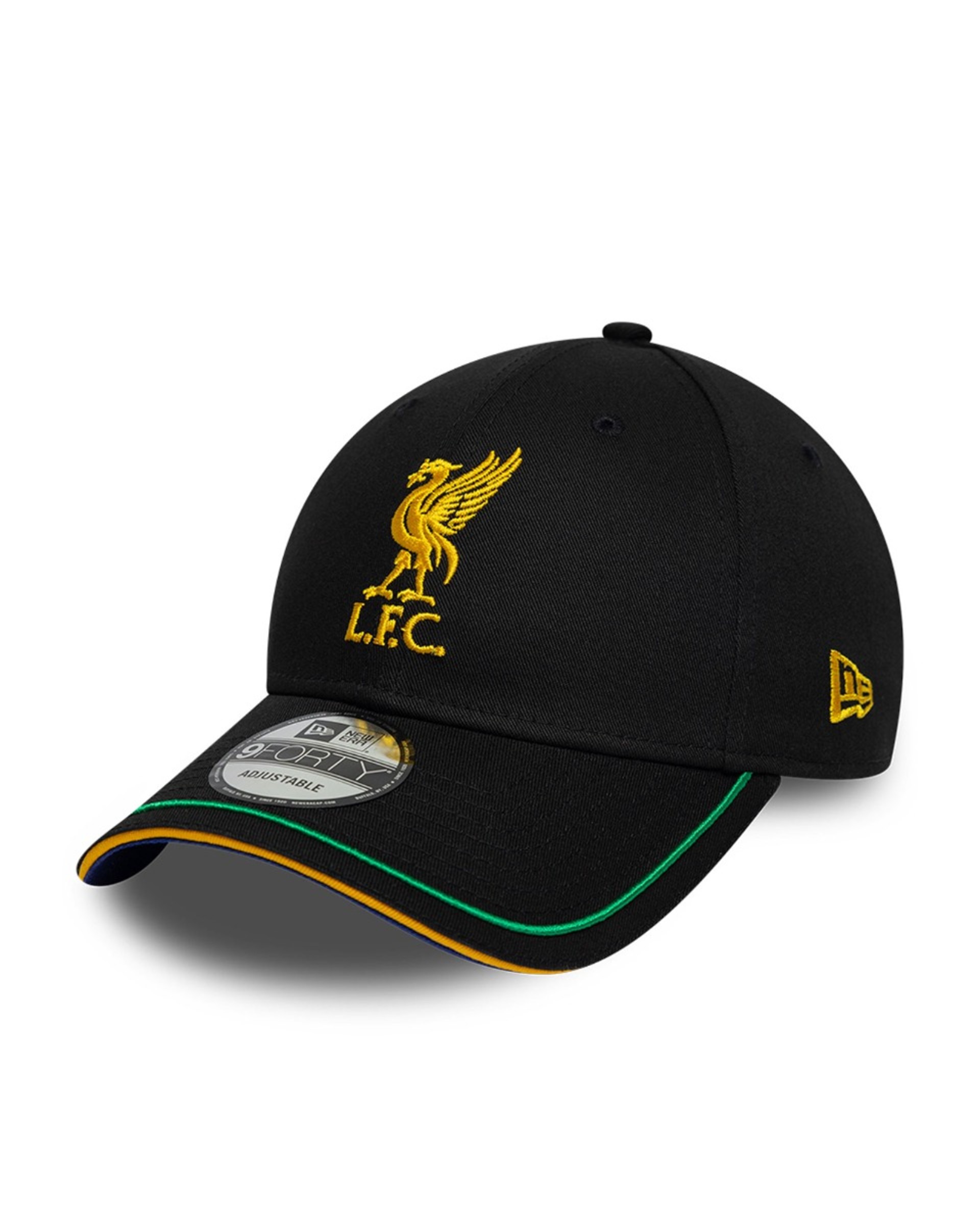 LFC New Era Adults 9FORTY Brasilien Kasket Sort - Image 3