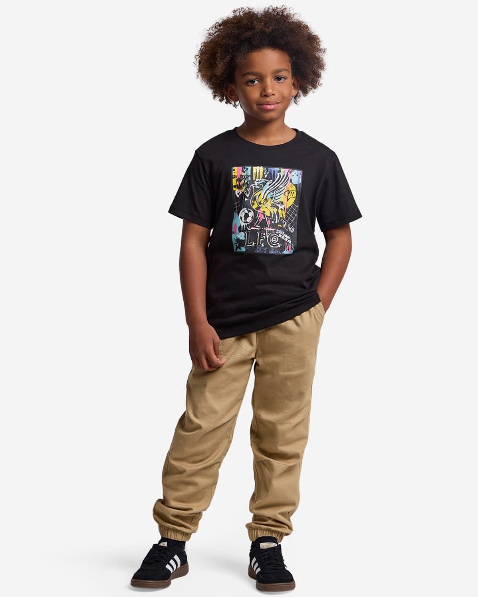 LFC Infants Graffiti Tee Black - Image 3