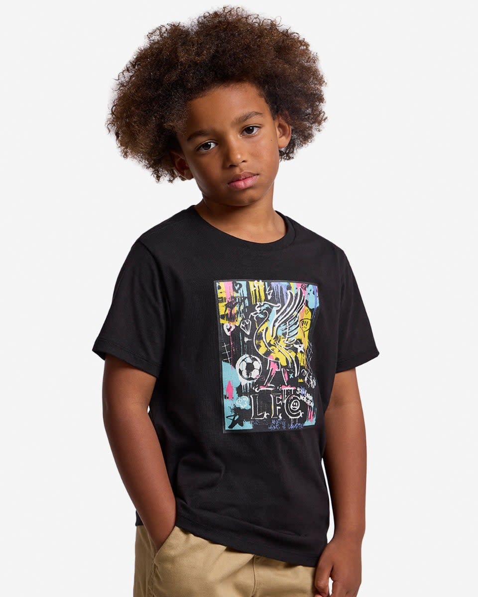 LFC Infants Graffiti Tee Black - Image 1