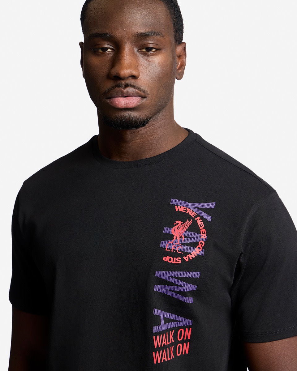 LFC YNWA Herren-T-Shirt Schwarz - Image 3