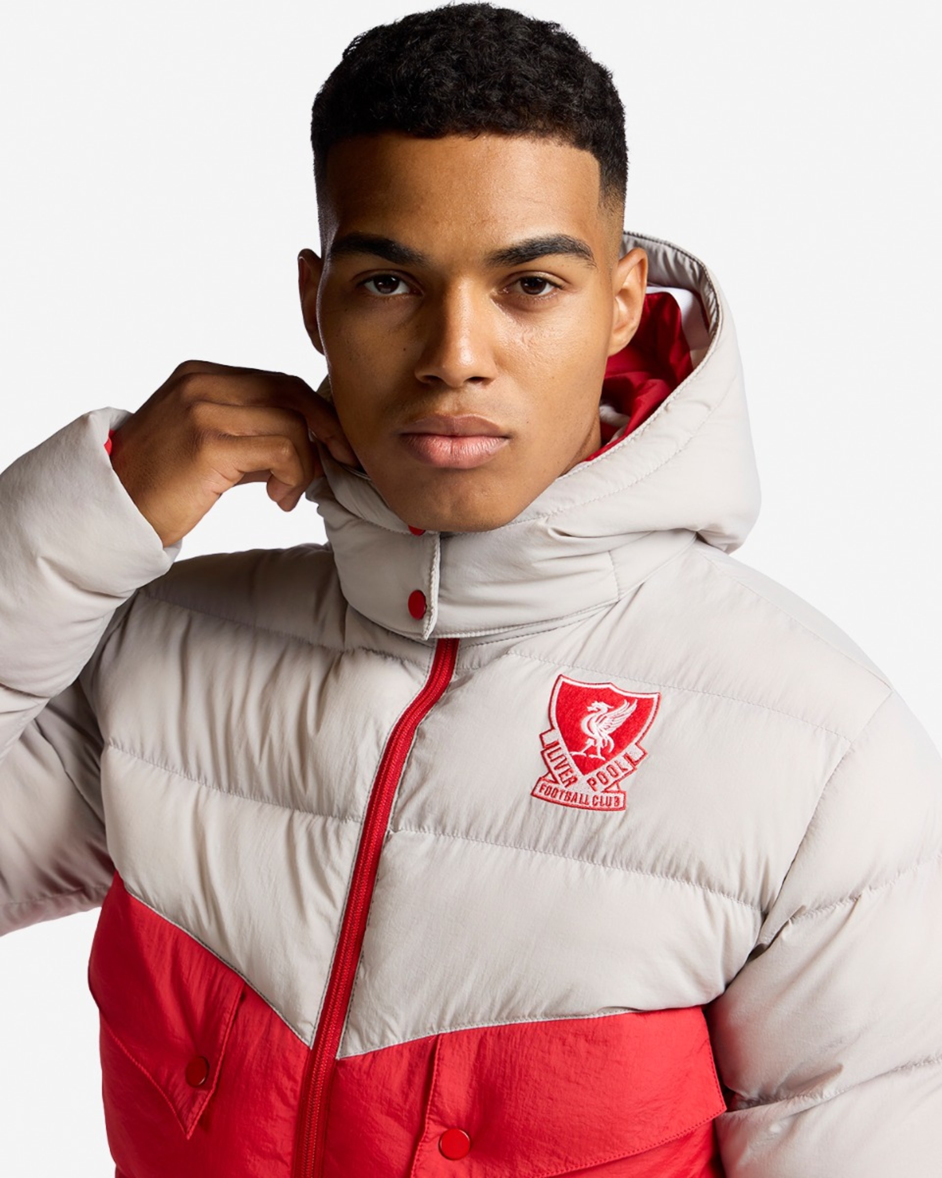 LFC Herren 88/89 Puffa Jacke Grau - Image 2