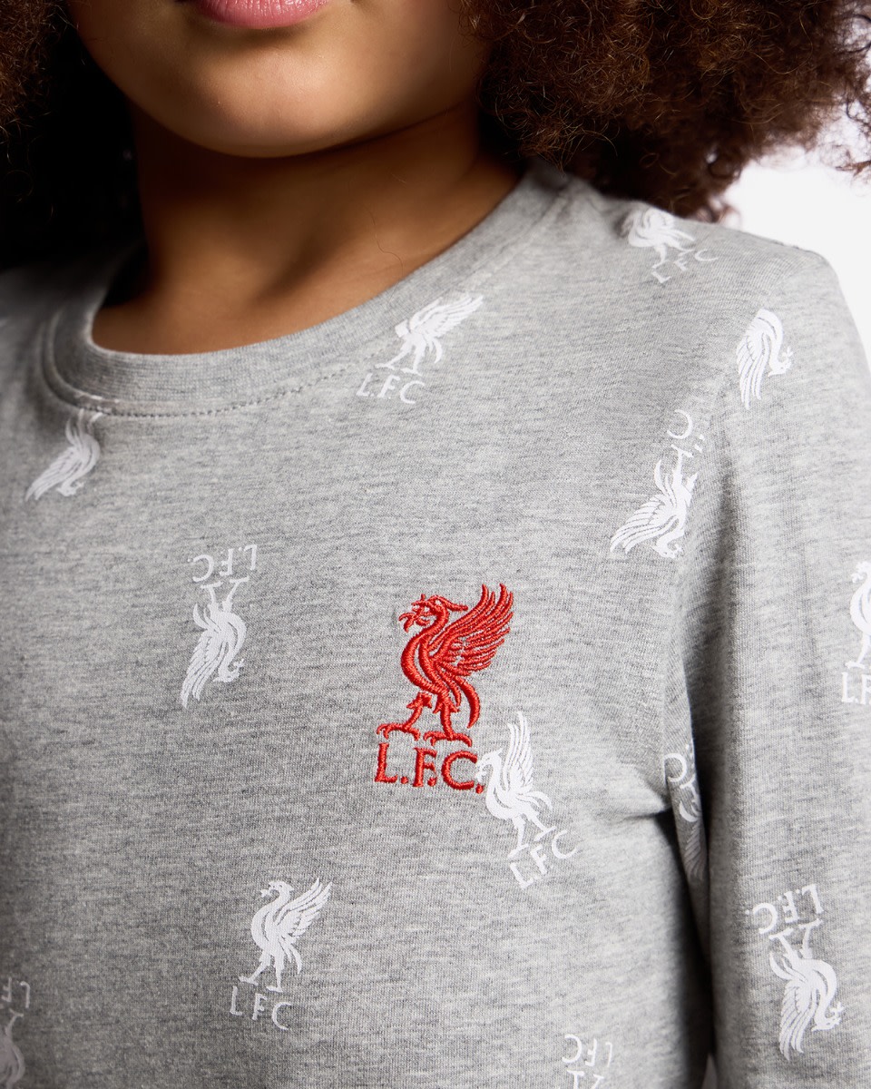 LFC Juniors Langt Pyjamasæt til piger Grå - Image 2